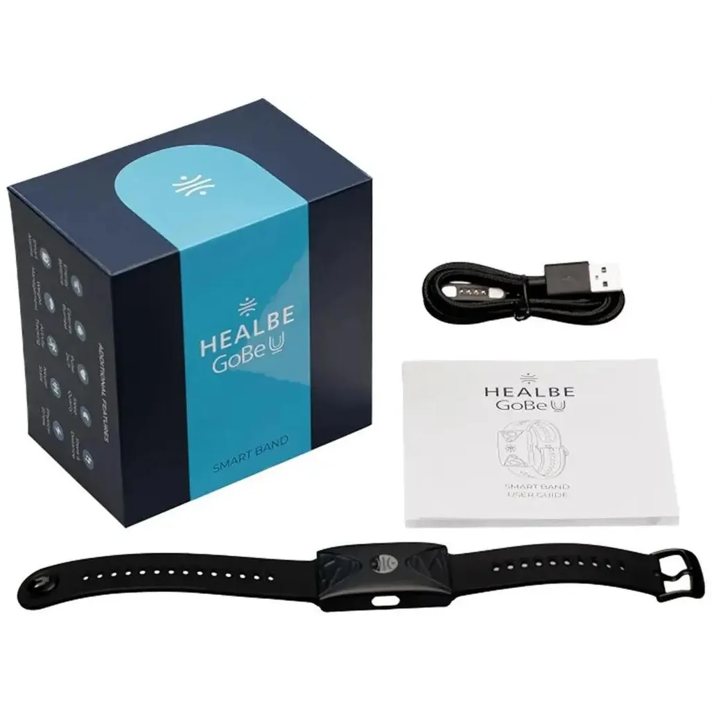 Фитнес-браслет HEALBE GoBe U Black - HLB40BL - фото 8