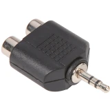 Переходник 3.5 Jack (M) - 2x RCA (F), Adam Hall 7550