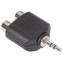 Переходник 3.5 Jack (M) - 2x RCA (F), Adam Hall 7550 - фото 2