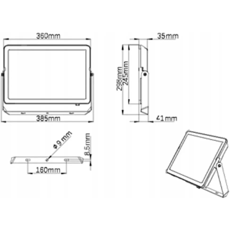 Прожектор Philips Projectline Floodlight 150W 4000K - 911401864084 - фото 3