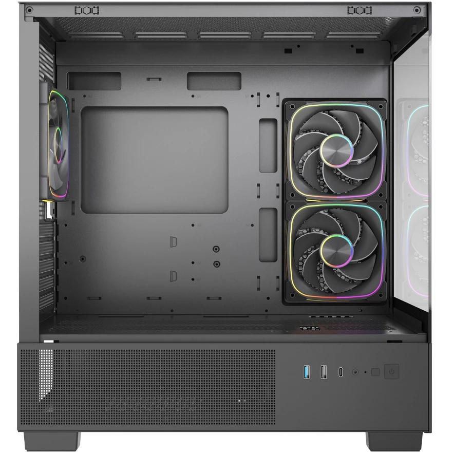 Корпус Powercase Vision Micro S3B Black - CVMMSB-A3 - фото 5