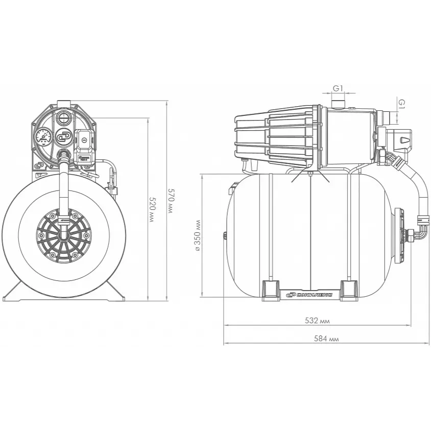 Насос Джилекс Джамбо Про 70/50 Н-50 - 3124 - фото 7