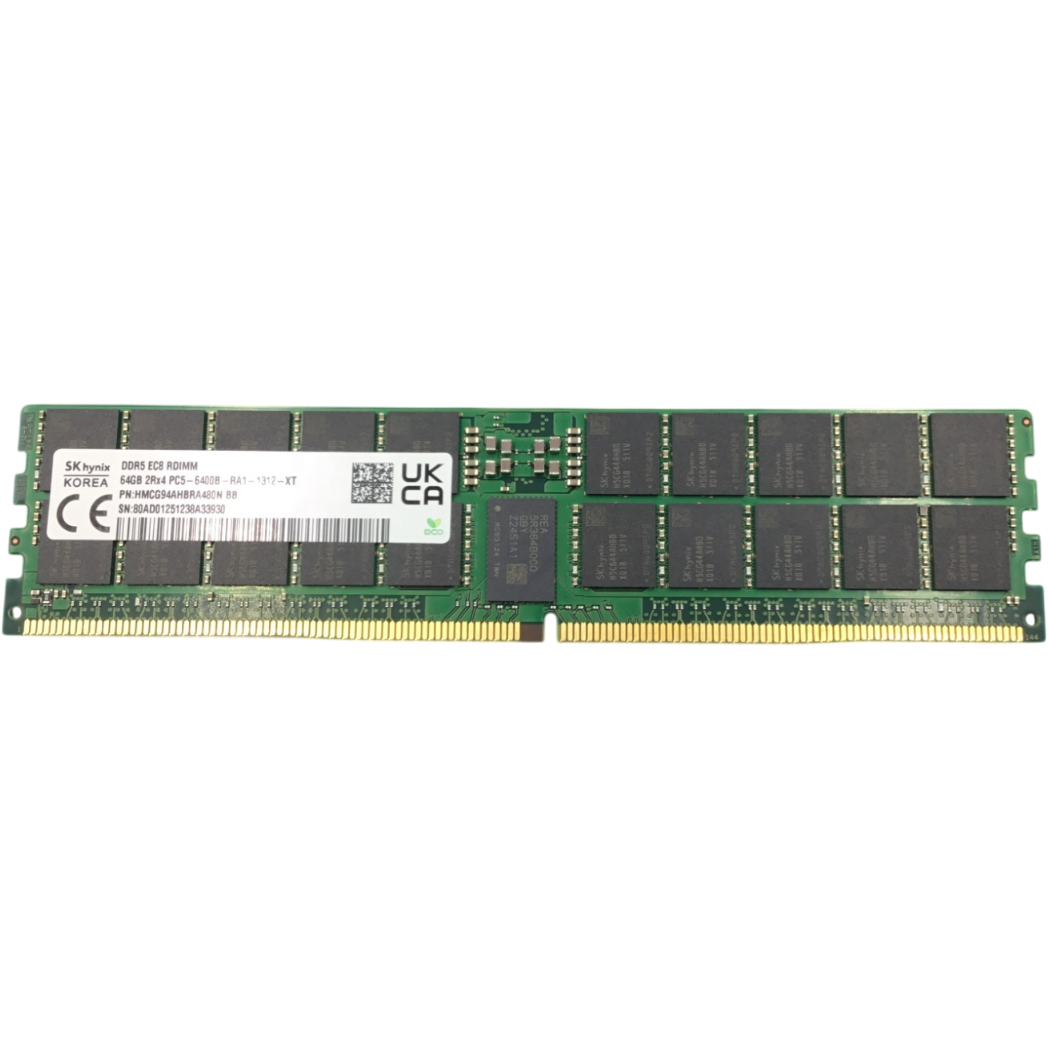 Оперативная память 64GB DDR5 6400MHz Hynix ECC Reg (HMCG94AHBRA480N) OEM