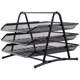 Лоток для бумаг Deli E9181 Black