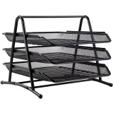 Лоток для бумаг Deli E9181 Black