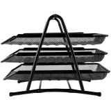 Лоток для бумаг Deli E9181 Black