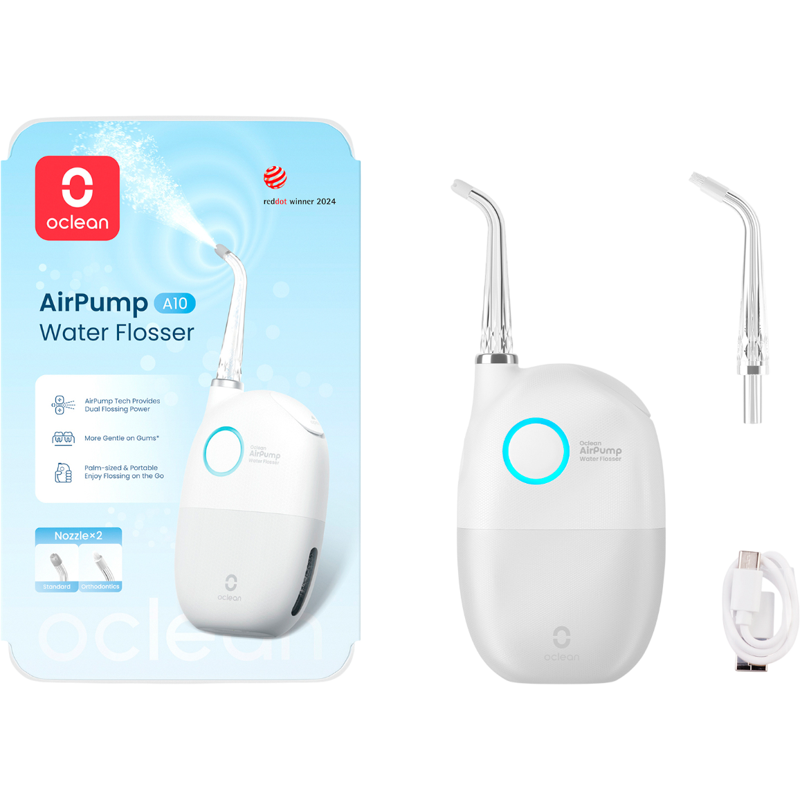 Ирригатор Oclean AirPump A10 W7602 Grey - C02000058 - фото 6