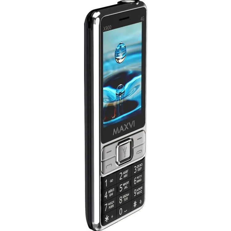 Телефон MAXVI X900 4G Black - фото 2