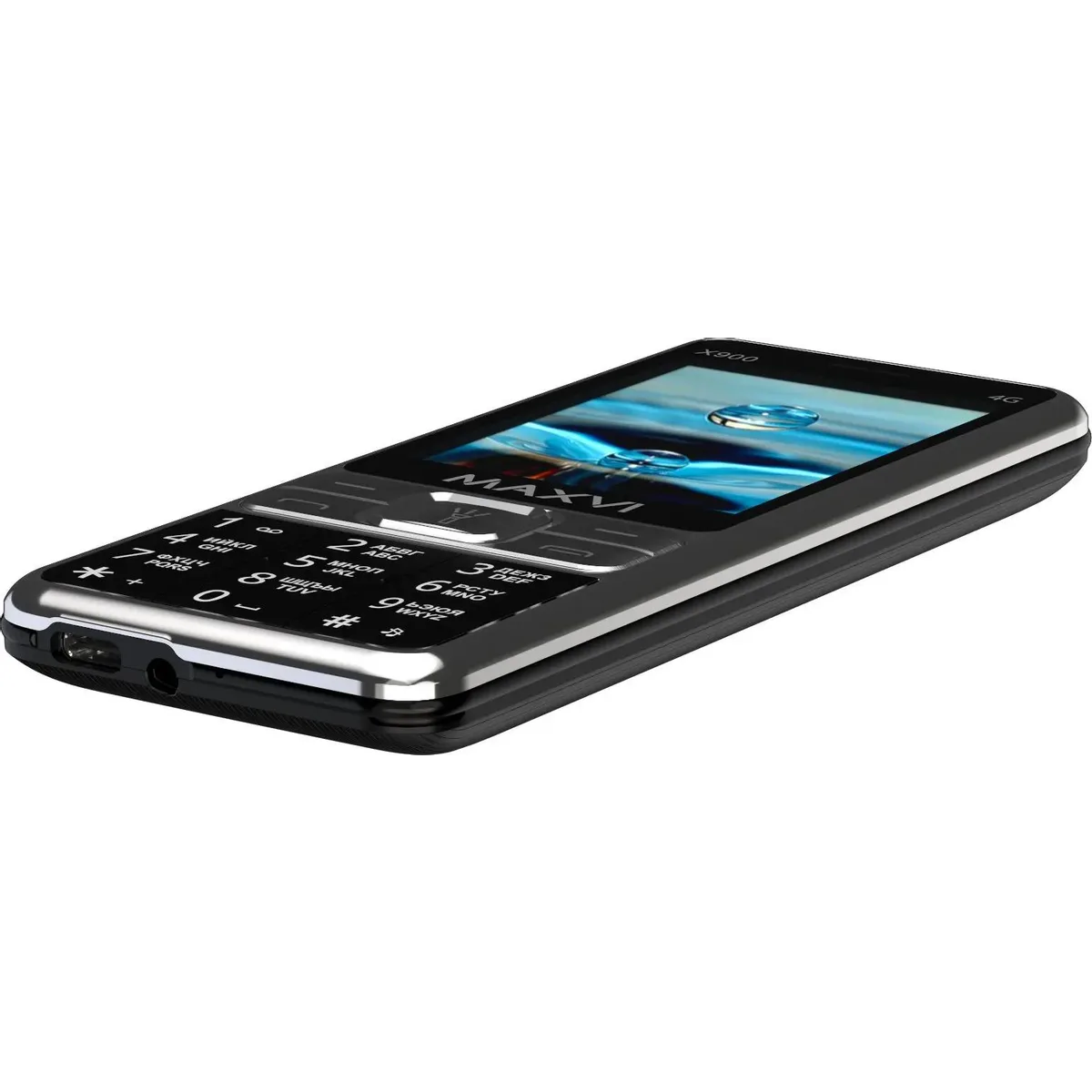 Телефон MAXVI X900 4G Black - фото 9