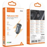 Автомобильное зарядное устройство HOCO Z62A Energy Grey (6942007662499)