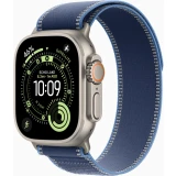 Умные часы Apple Watch Ultra 3 49mm Natural Titanium Case with Blue/Bright Blue Trail Loop M/L (MEWU4) (MEWU4X/A)