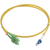 Патч-корд Cabeus FOP(d)-9-LC/APC-SC/UPC-20m, 20м