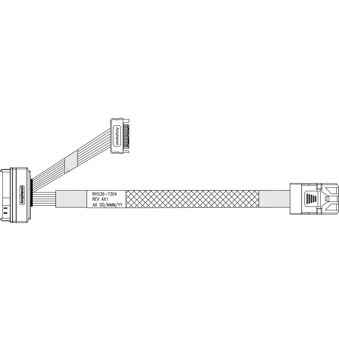 Кабель Amphenol RHS36-7304
