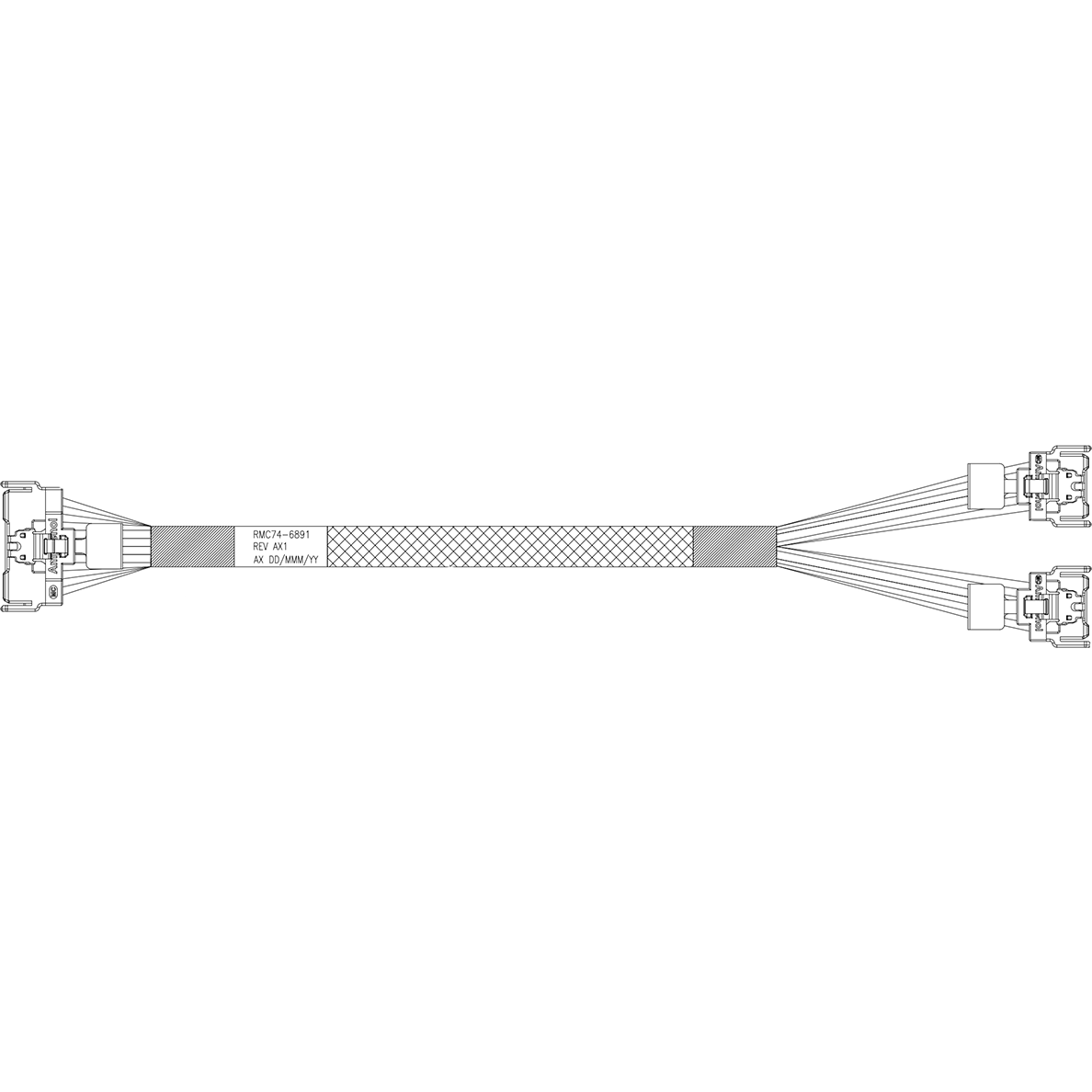 Кабель Amphenol RMC74-6891