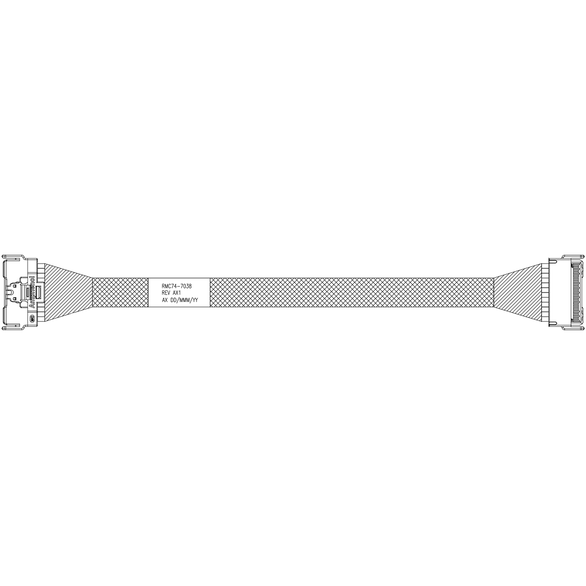 Кабель Amphenol RMC74-7038