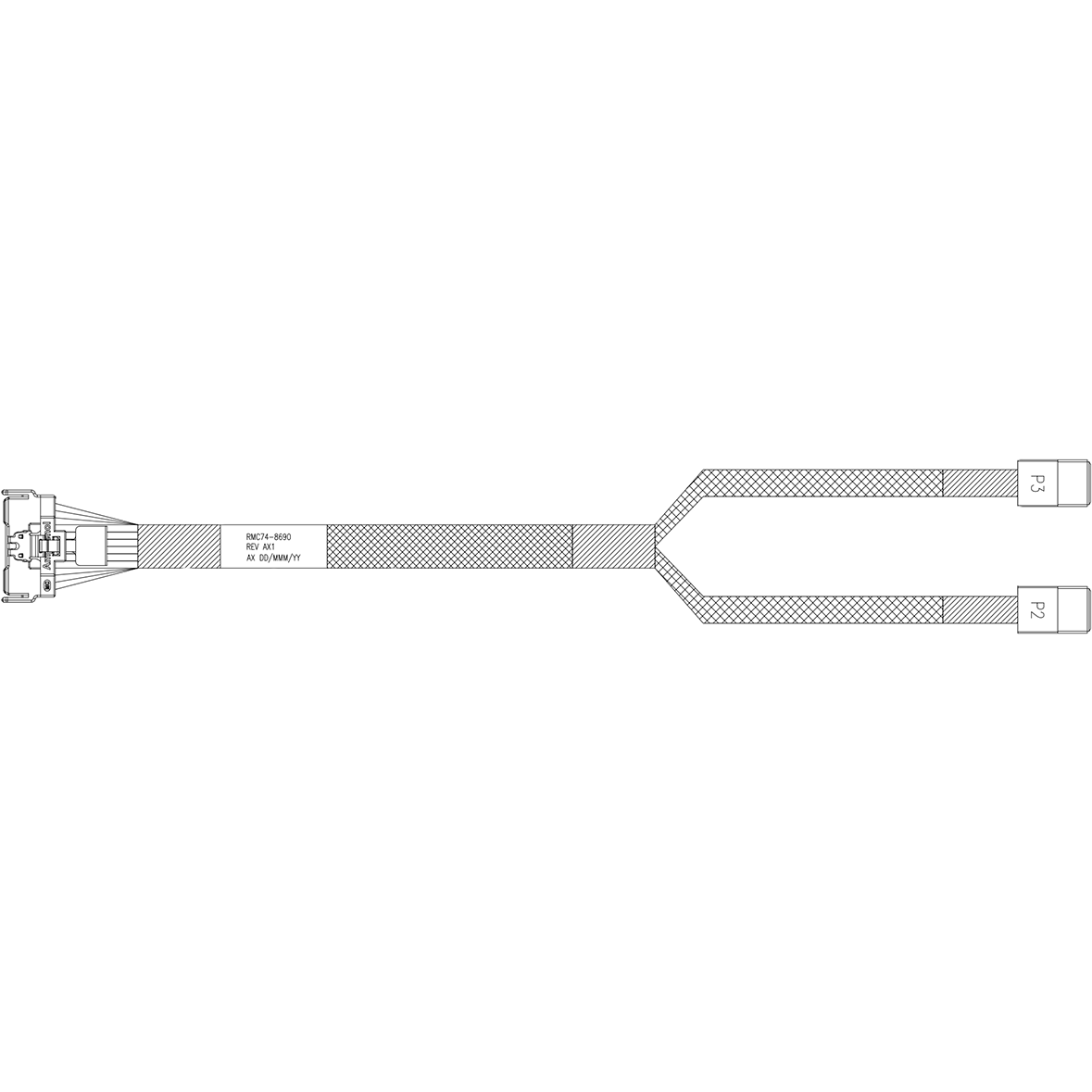 Кабель Amphenol RMC74-8690