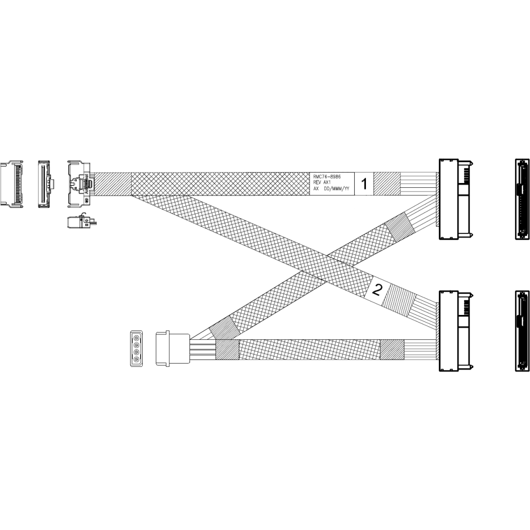 Кабель Amphenol RMC74-8986