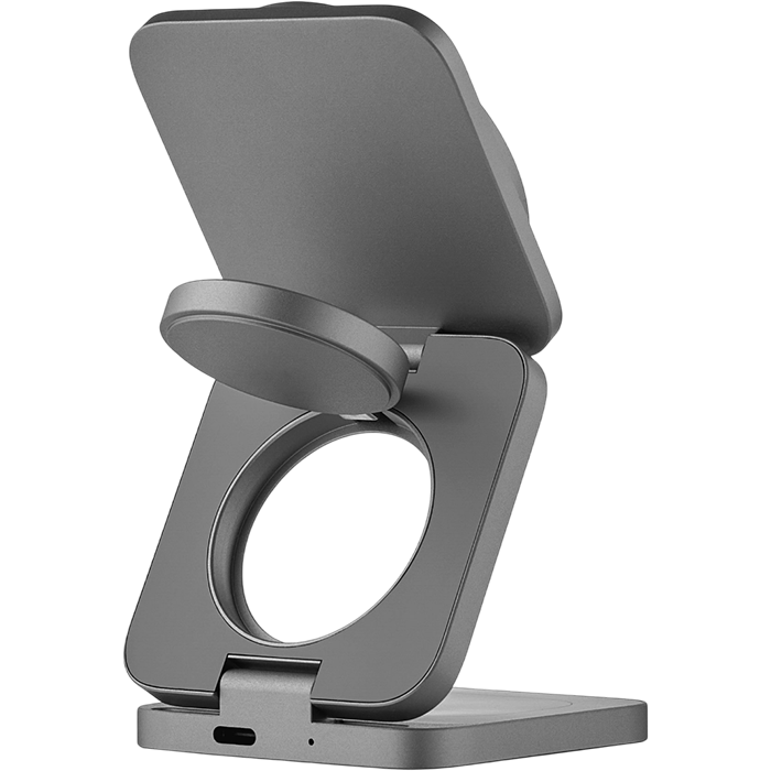 Беспроводное зарядное устройство uBear Balance Slim Grey - WL24SG31BS-AW - фото 3