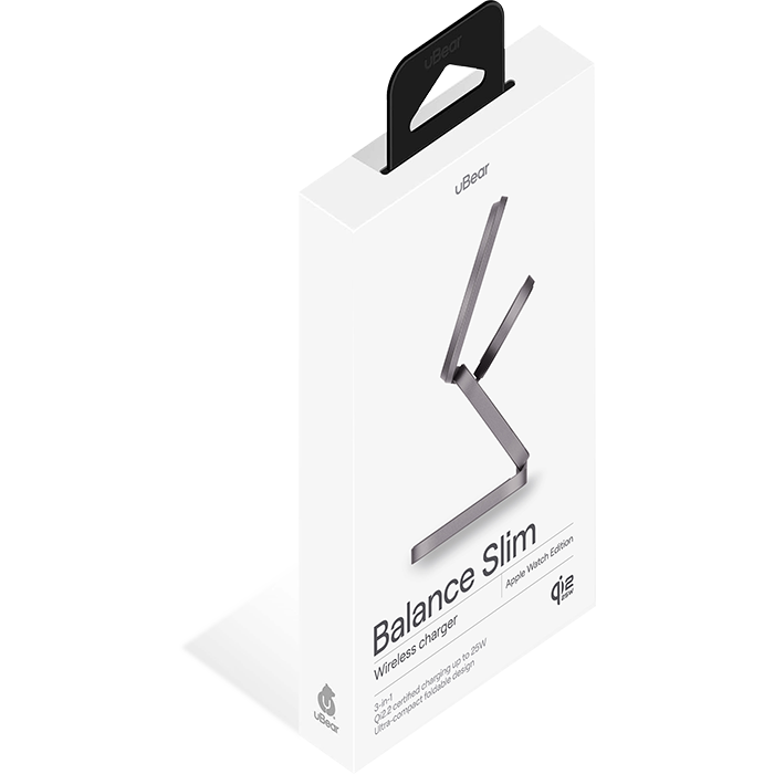 Беспроводное зарядное устройство uBear Balance Slim Grey - WL24SG31BS-AW - фото 9