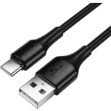 Кабель USB - USB Type-C, 1м, HOCO X120 Black (6942007658904)