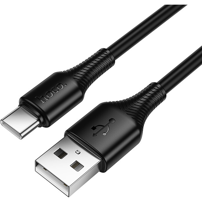 Кабель USB - USB Type-C, 1м, HOCO X120 Black - 6942007658904