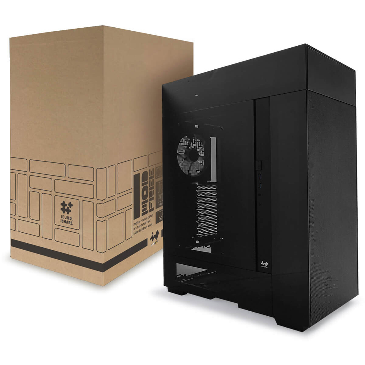 Корпус InWin Modfree Deluxe Black - IW-CS-MFDELU-BLK - фото 4