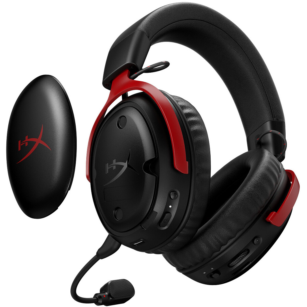 Гарнитура HyperX Cloud III S Wireless Black/Red (A59Z0AA)