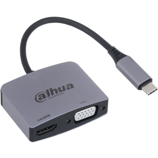 Док-станция Dahua USB 3.1 Type-C to HDMI + VGA Adapter - DH-TC32 - фото 2