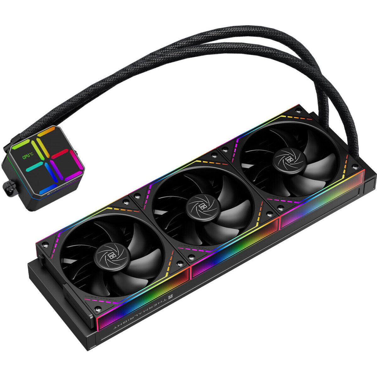 Система жидкостного охлаждения Thermalright Magic Qube 360 ARGB Black - TRMQ360AB - фото 3