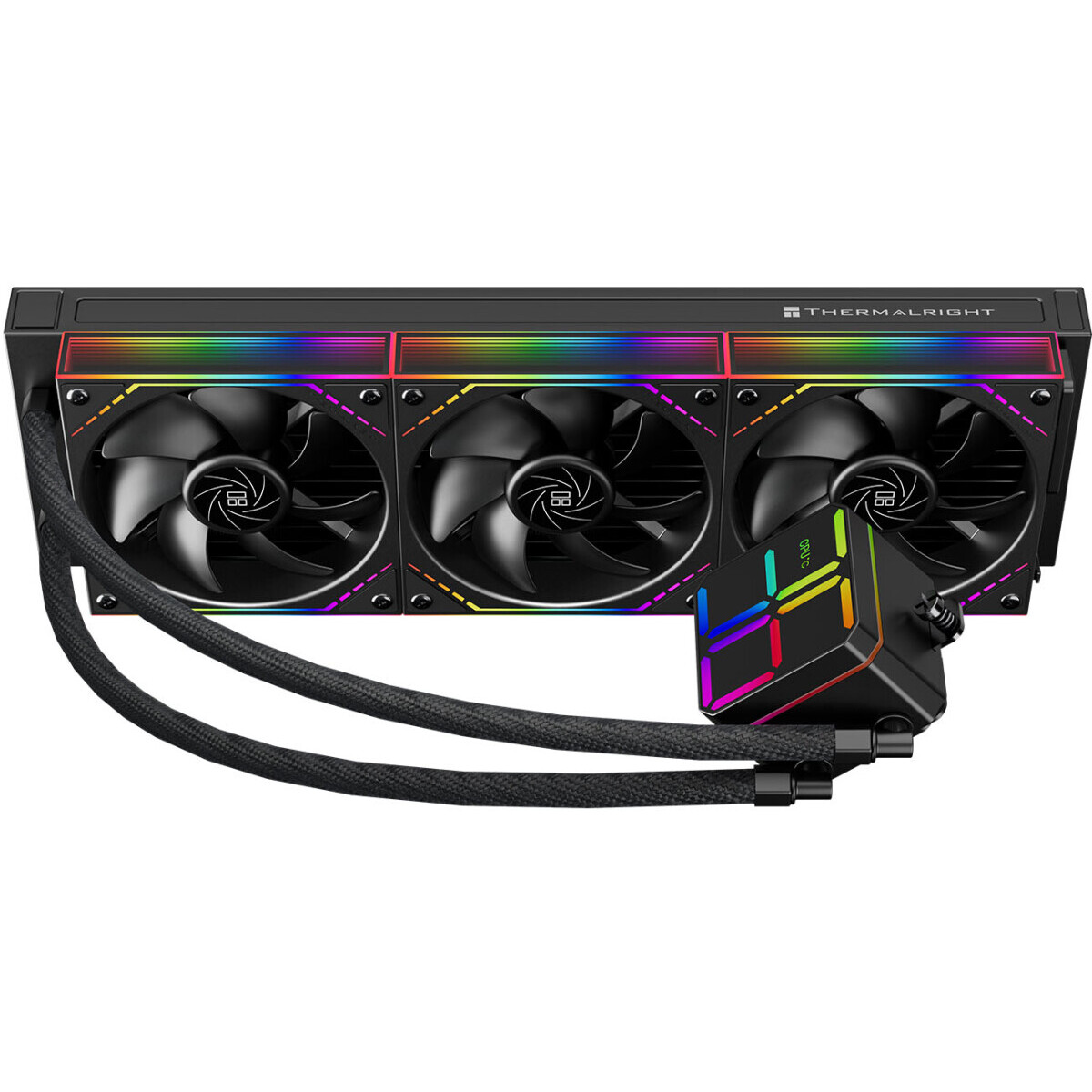 Система жидкостного охлаждения Thermalright Magic Qube 360 ARGB Black - TRMQ360AB - фото 4