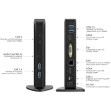 Док-станция WAVLINK USB-C 4K Triple Display Universal Docking Station (UG39PD1) (WL-UG39PD1)