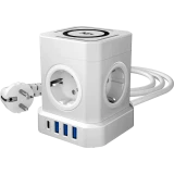 Сетевой фильтр AGNI TP-VE4U5E-C-W-5m-White