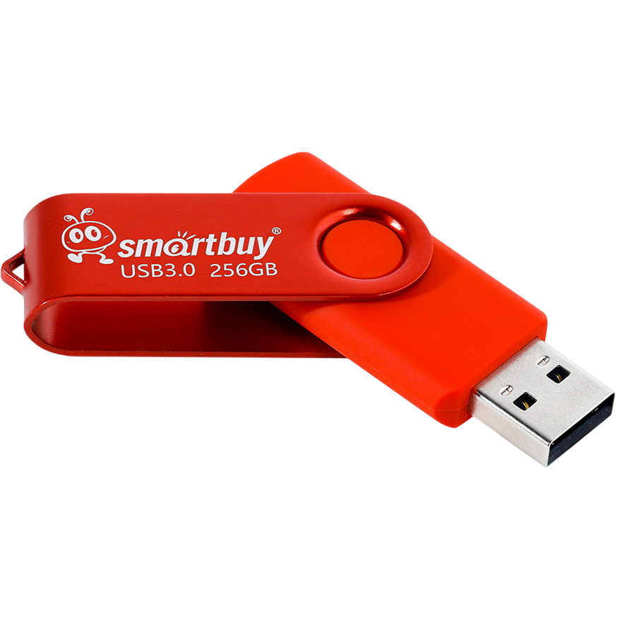 USB Flash накопитель 256GB SmartBuy Twist Red (SB256GB3TWR)