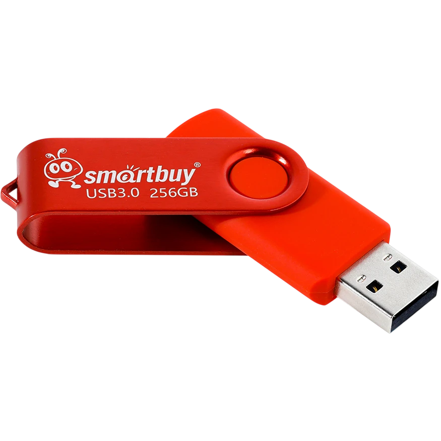 USB Flash накопитель 256GB SmartBuy Twist Red (SB256GB3TWR)
