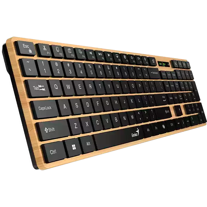 Клавиатура Genius SlimStar 7250BT Pine Wood - 31320004402 - фото 3