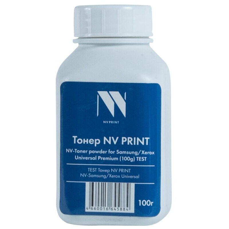 Тонер NV Print S/X-UNIV-PR-TEST100 Black - NV-S/X-UNIV-PR-TEST100