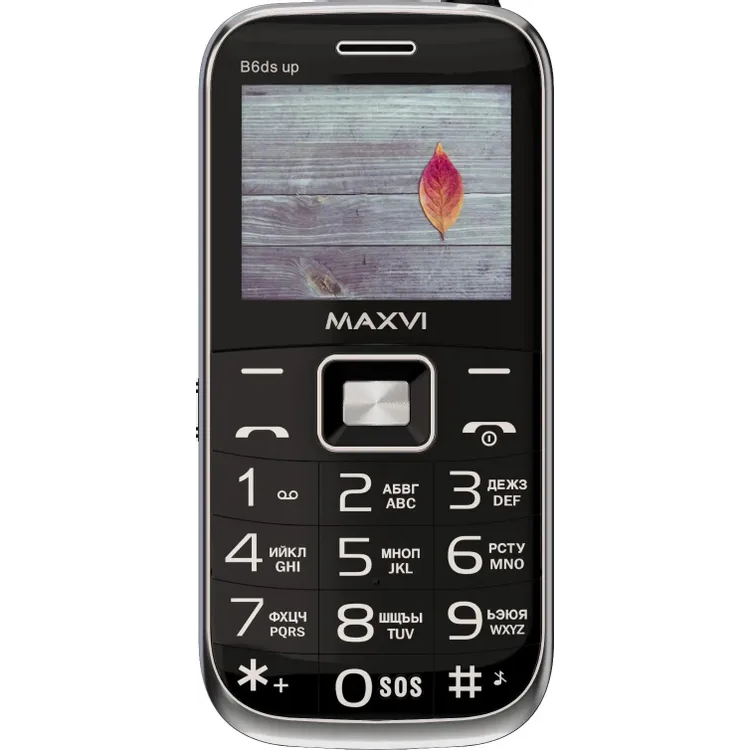 Телефон MAXVI B6ds up Black - фото 2