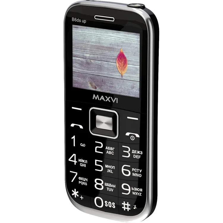 Телефон MAXVI B6ds up Black - фото 3