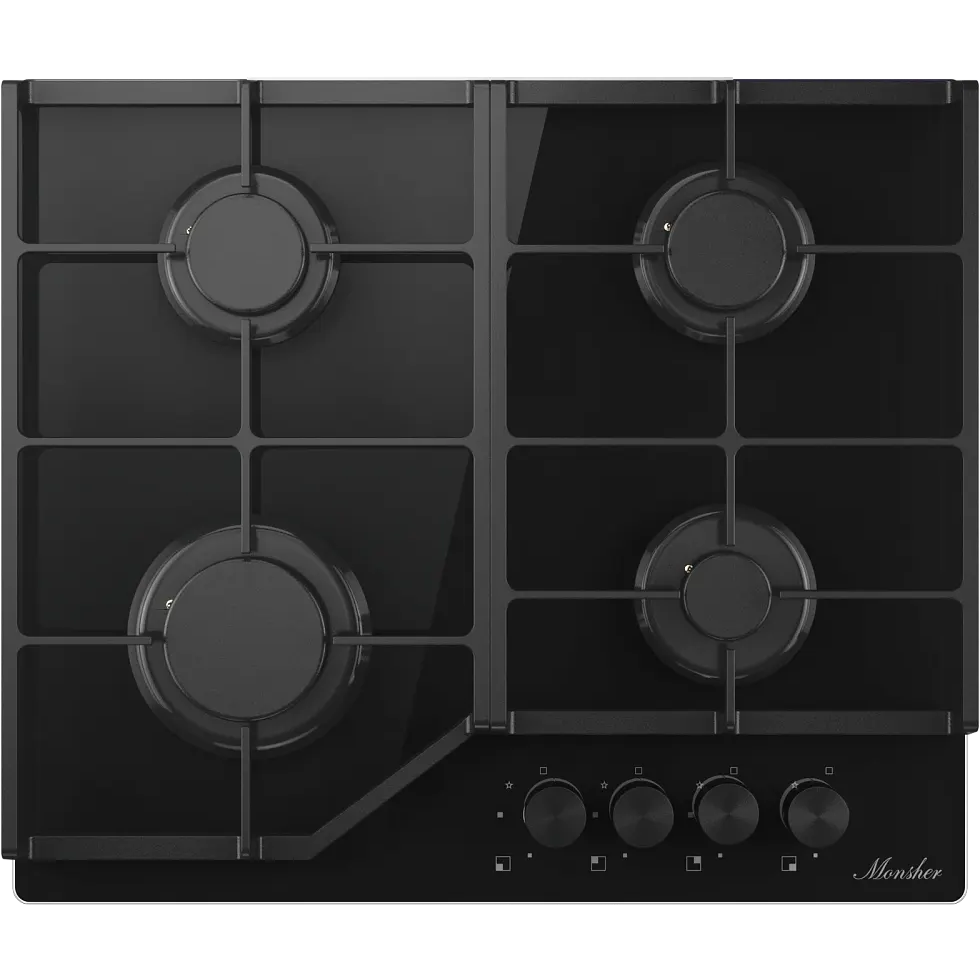 Газовая варочная панель Monsher MGG 62 Noir - фото 2