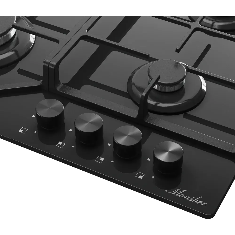 Газовая варочная панель Monsher MGG 62 Noir - фото 3