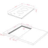 Газовая варочная панель Monsher MGG 32 Noir