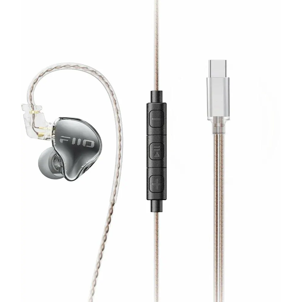 Гарнитура FiiO JD10 Type C Transparent Black - 80004222 - фото 3