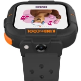 Умные часы Elari KidPhone Маша и Медведь Black (KP-MB-BLK)