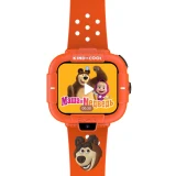 Умные часы Elari KidPhone Маша и Медведь Orange (KP-MB-ORG)