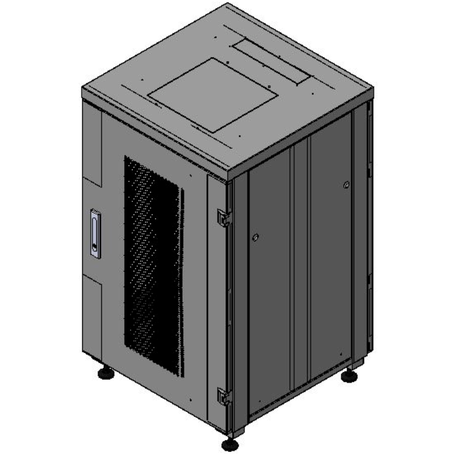 Шкаф NIKOMAX TFI-186060-PMMM-R-BK