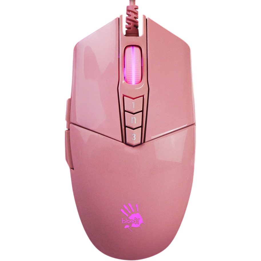 Мышь Bloody P91S Pink