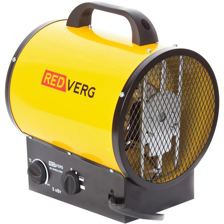 ..... Тепловая пушка RedVerg RD-EHR5A/380 (0263) Б/У - фото 2