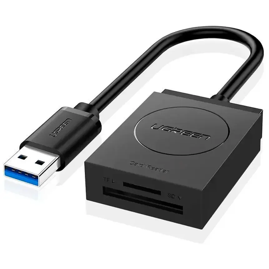 Кардридер UGREEN 2-in-1 USB 3.0 SD/TF (CR127) - 20250 - фото 3