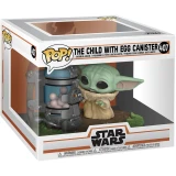 Фигурка Funko POP! Deluxe Bobble Star Wars The Mandalorian Child with Egg Canister (50962)