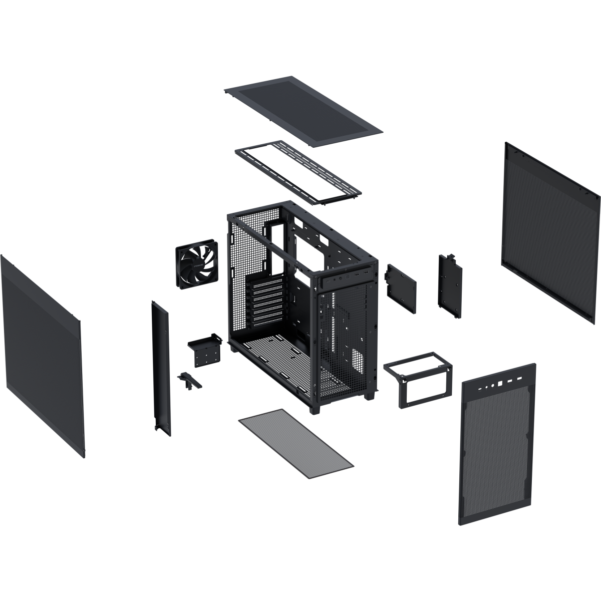 Корпус ASUS Prime AP303 Mesh Black - 90DC00V0-B39000 - фото 13